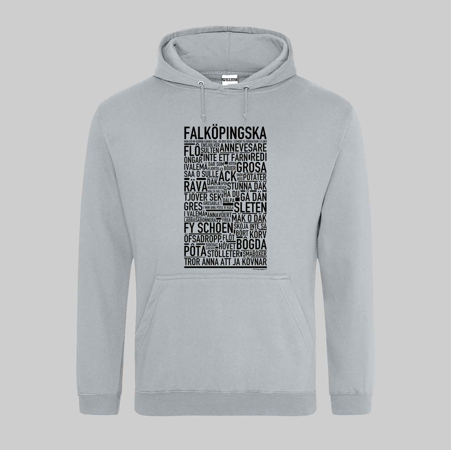 Falköpingska Dialekt Text Hoodie