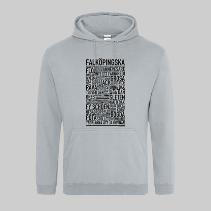 Falköpingska Dialekt Text Hoodie