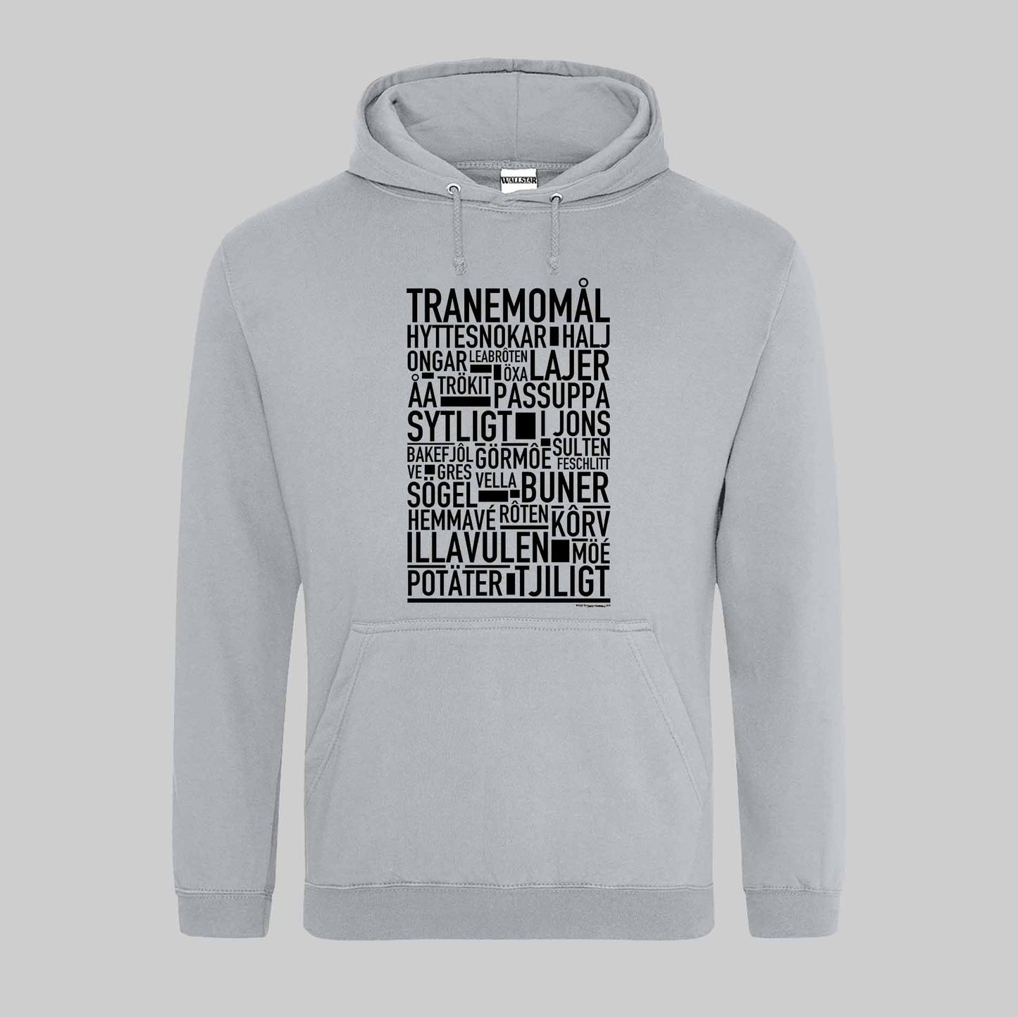 Tranemomål Dialekt Text Hoodie