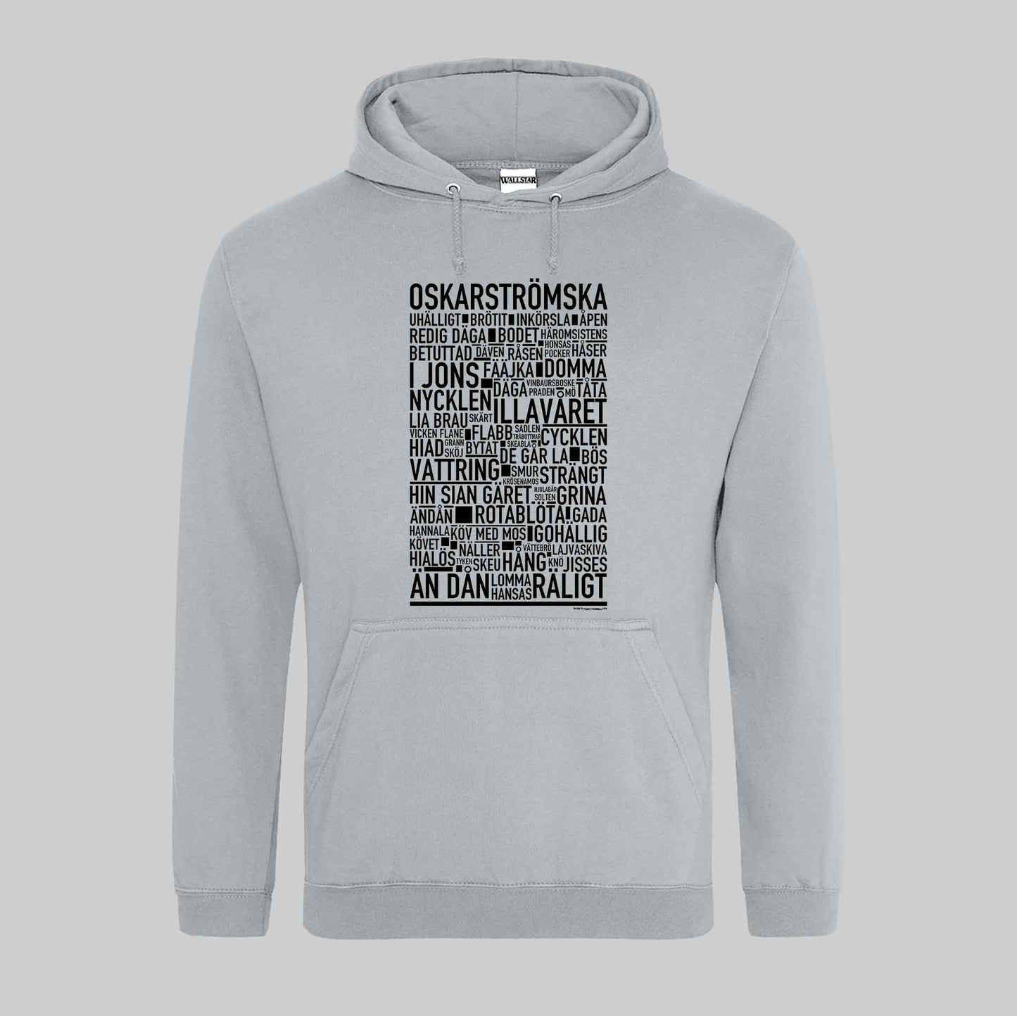 Oskarströmska Dialekt Text Hoodie