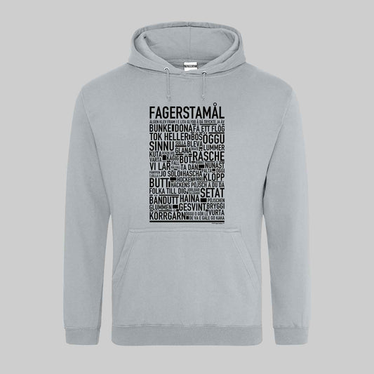 Fagerstamål Dialekt Text Hoodie
