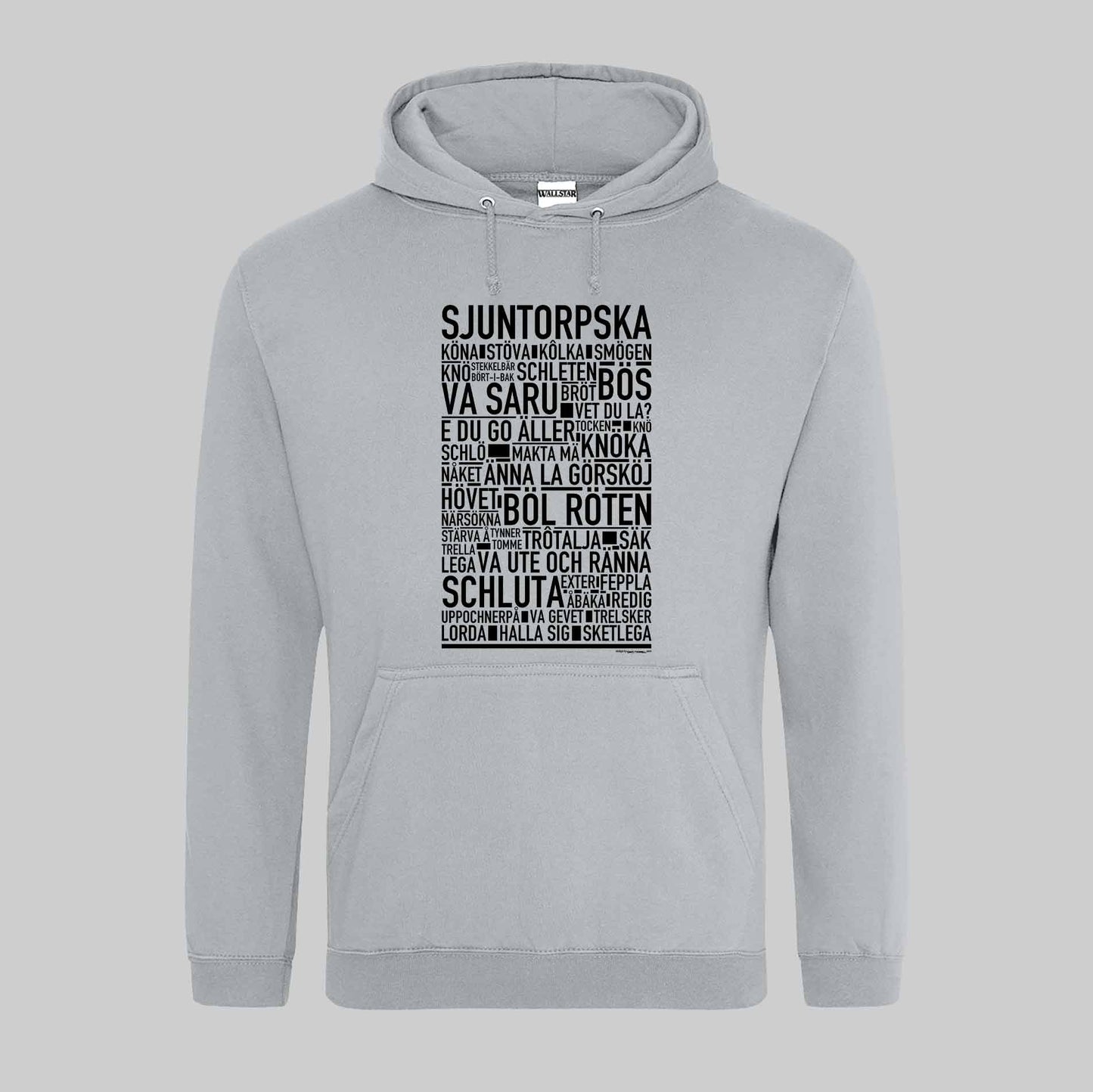 Sjuntorpska Dialekt Text Hoodie