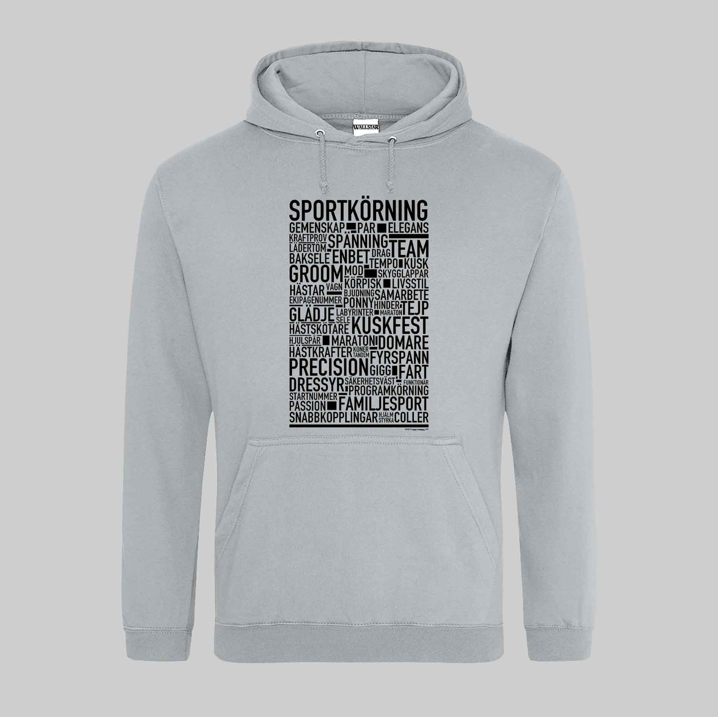 Sportkörning Text Hoodie