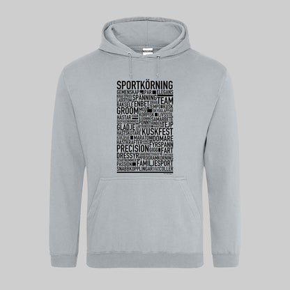 Sportkörning Text Hoodie