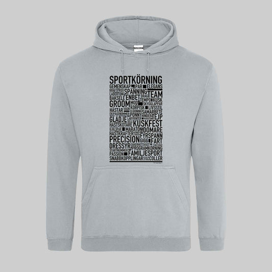 Sportkörning Text Hoodie