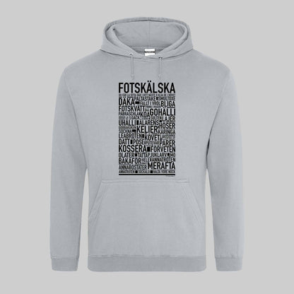 Fotskälska Dialekt Text Hoodie