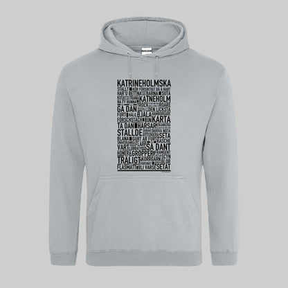 Katrineholmska Dialekt Text Hoodie