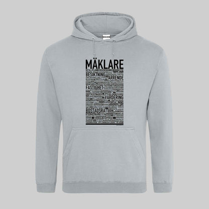 Mäklare Text Hoodie