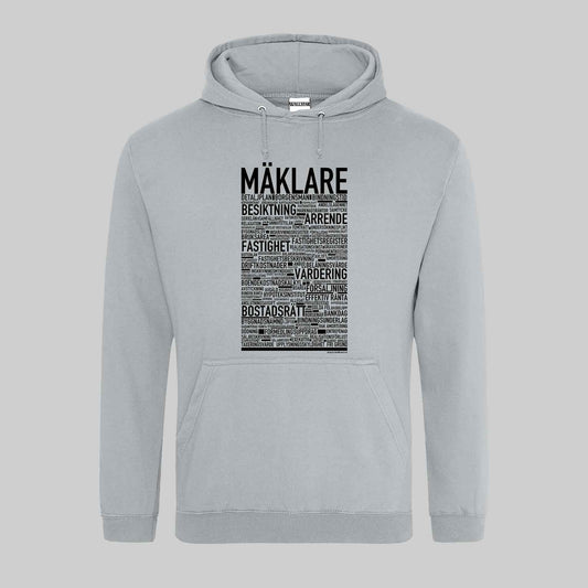 Mäklare Text Hoodie