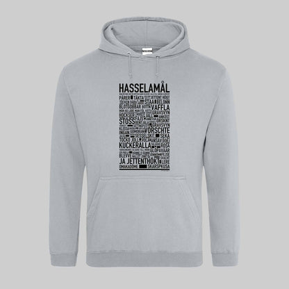Hasselamål Dialekt Text Hoodie