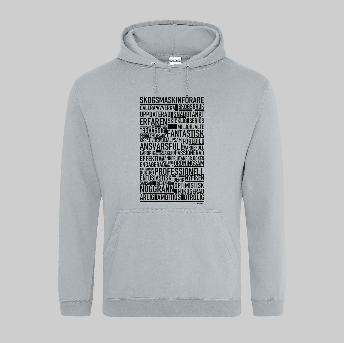 Skogsmaskinförare Text Hoodie