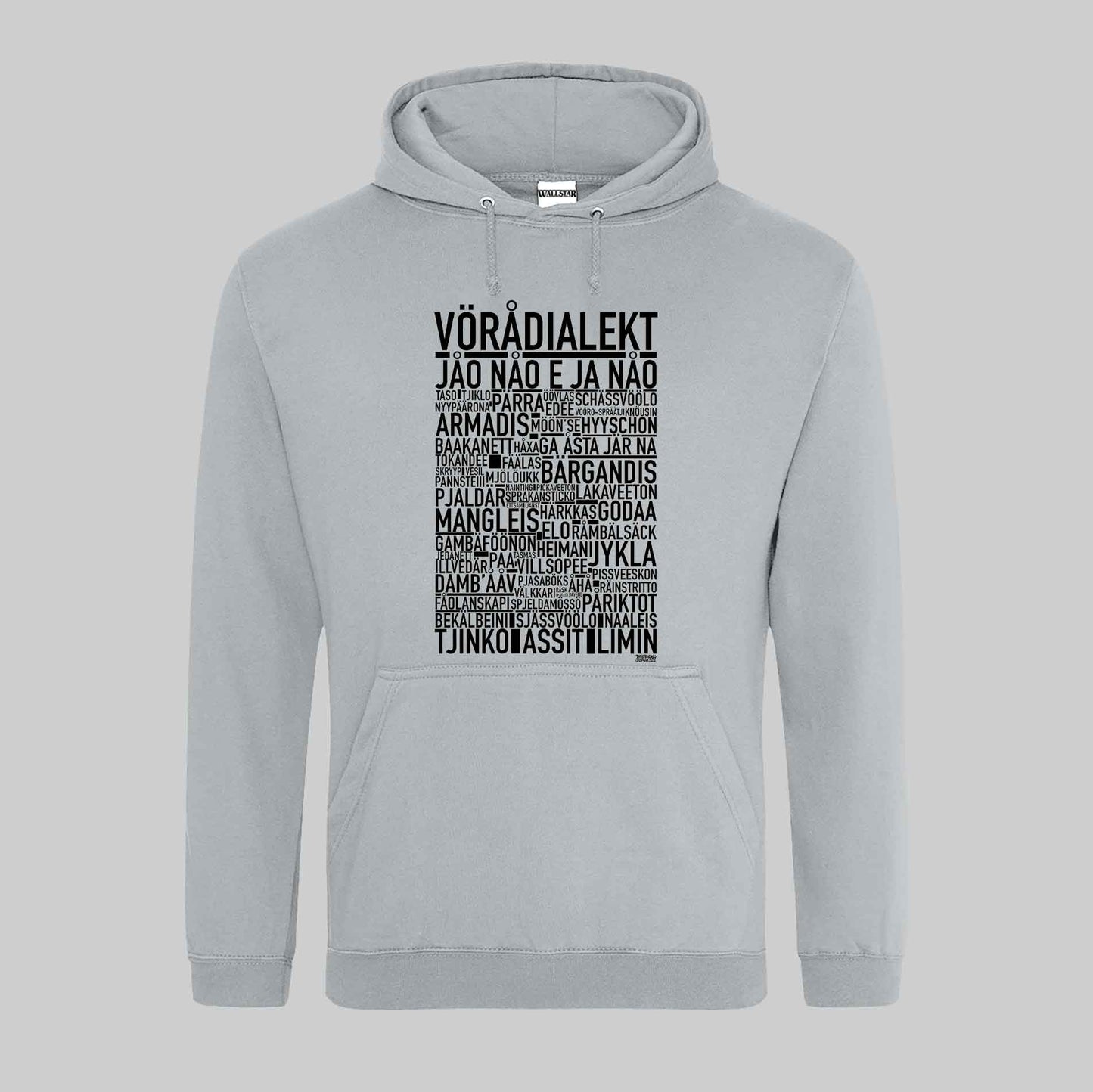 Vörå Dialekt Text Hoodie