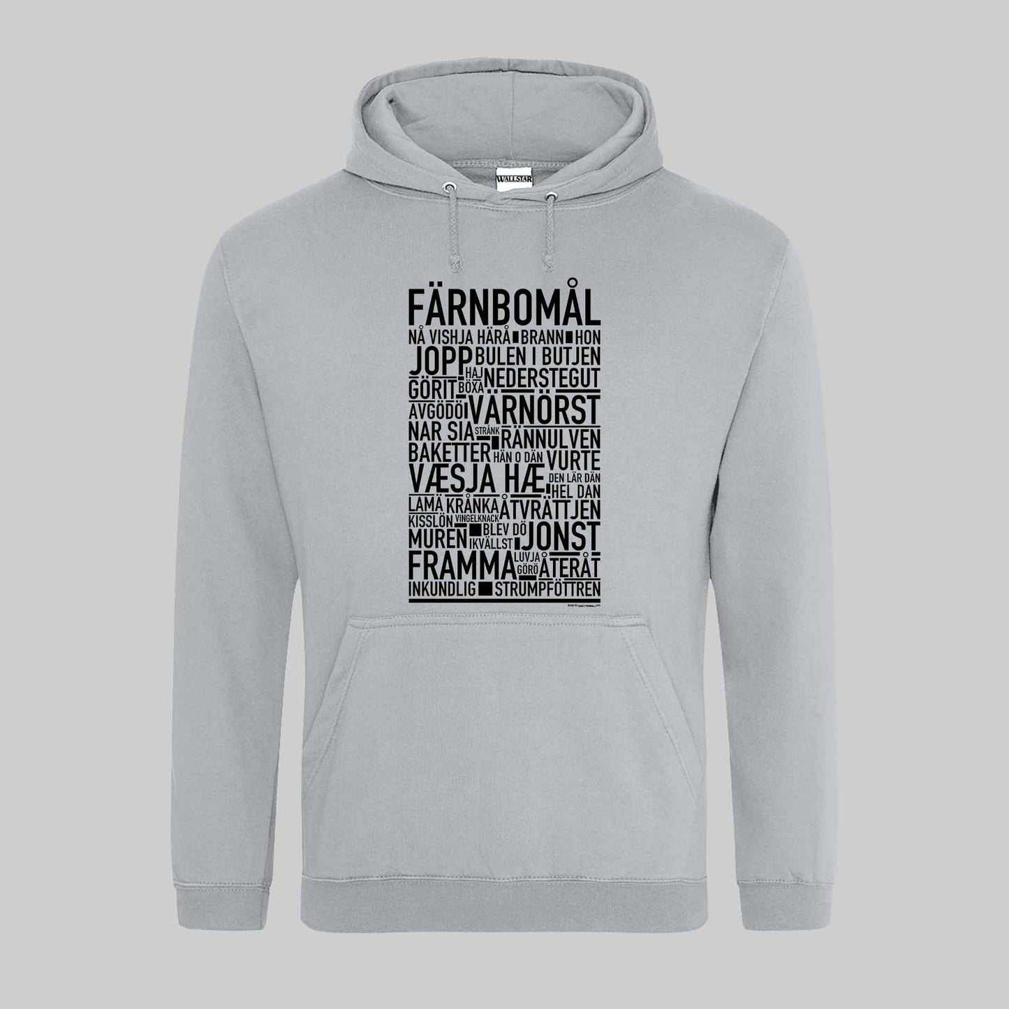 Färnbomål Dialekt Text Hoodie