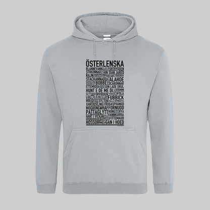 Österlenska Dialekt Text Hoodie