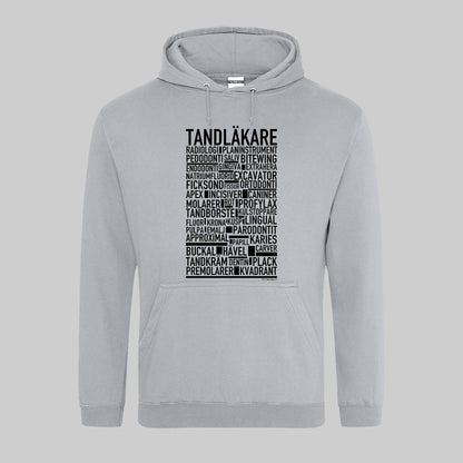 Tandläkare Text Hoodie