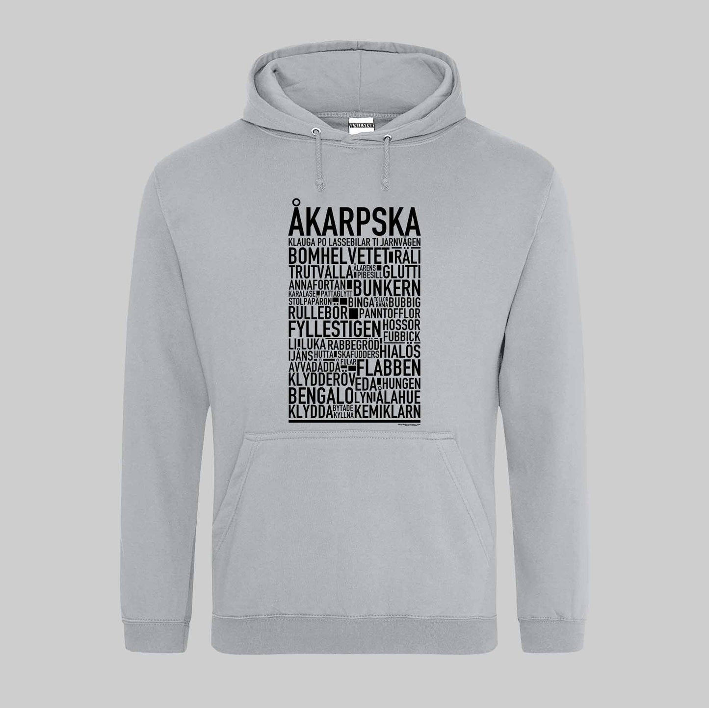 Åkarpska Dialekt Text Hoodie
