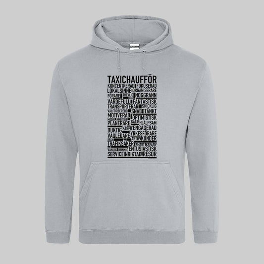 Taxichaufför Text Hoodie