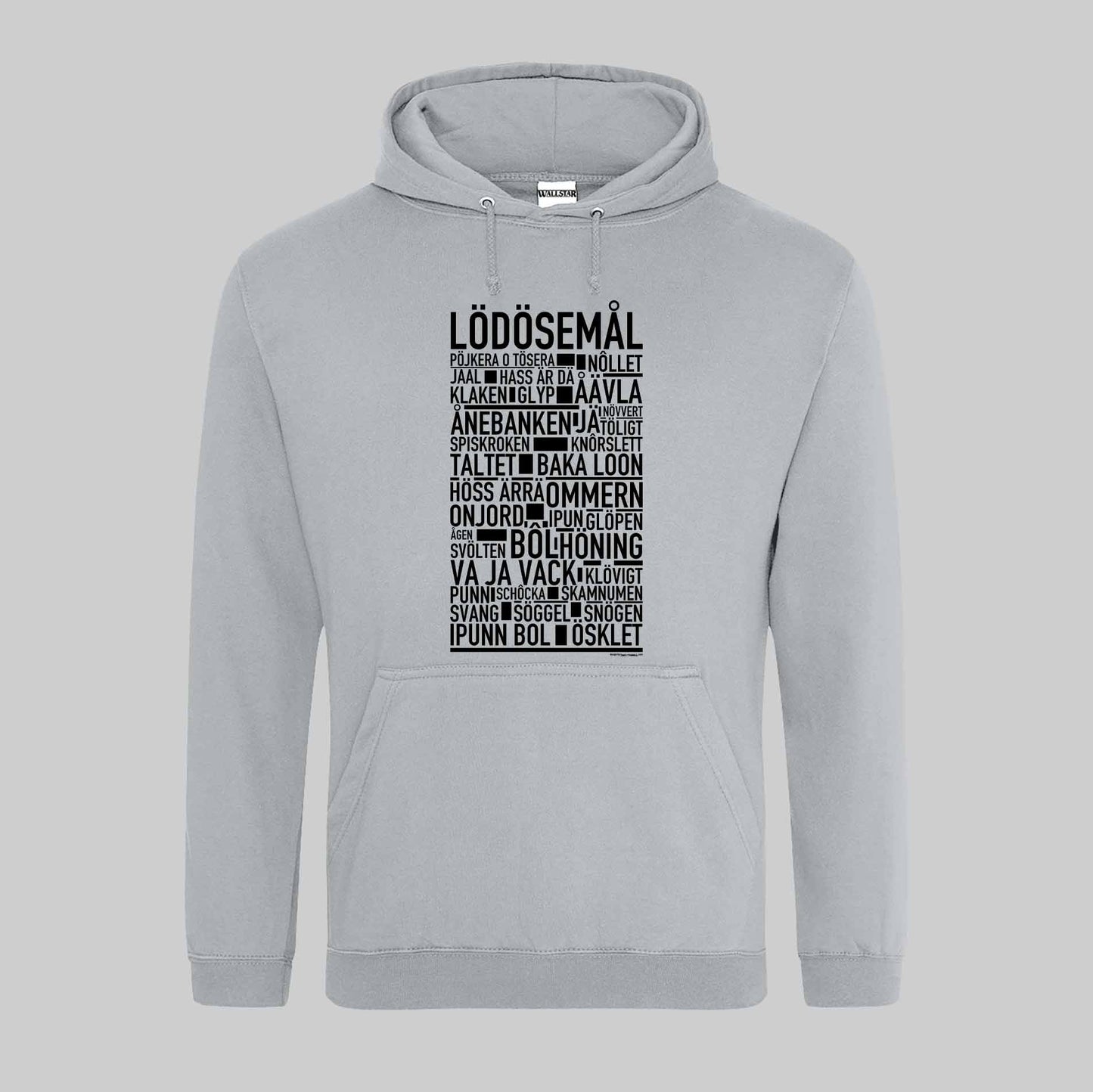 Lödösemål Dialekt Text Hoodie