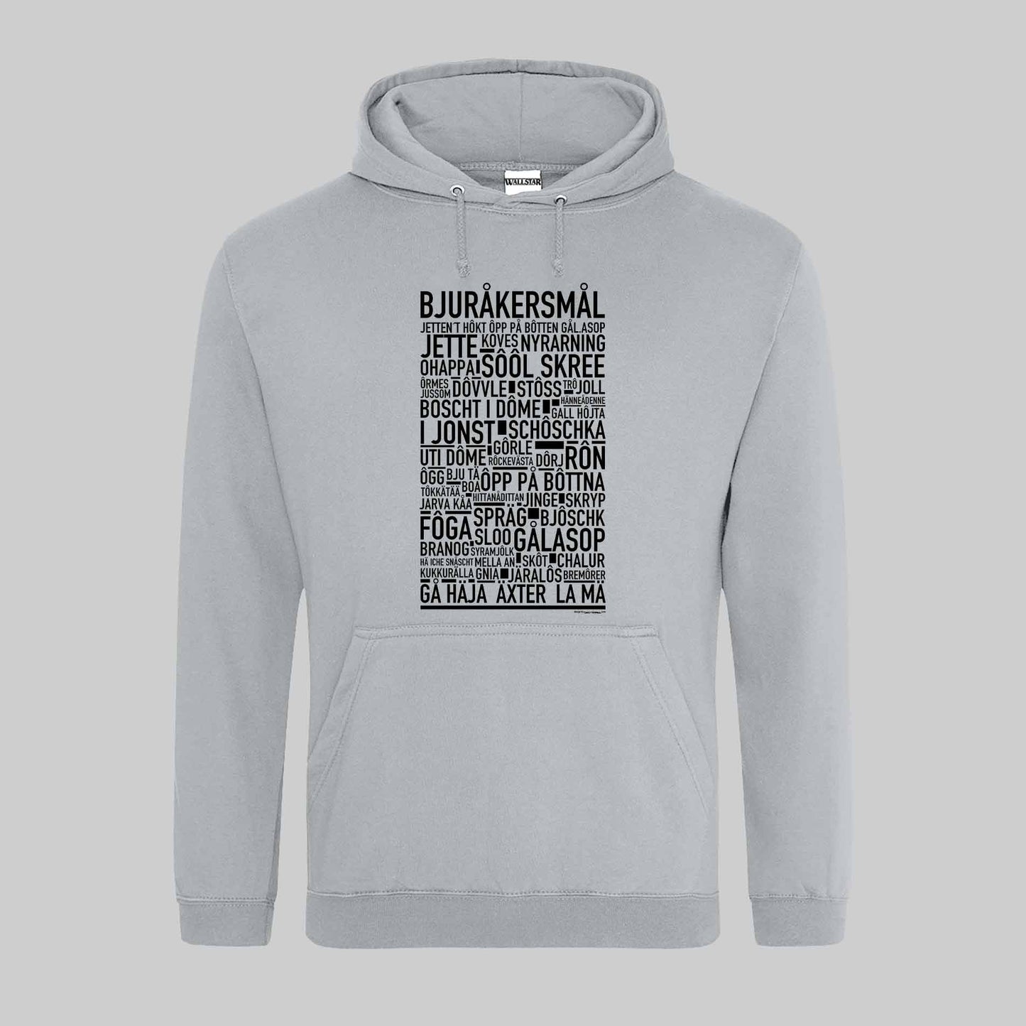 Bjuråkersmål Dialekt Text Hoodie