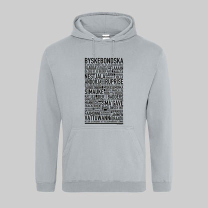 Byskebondska Dialekt Text Hoodie