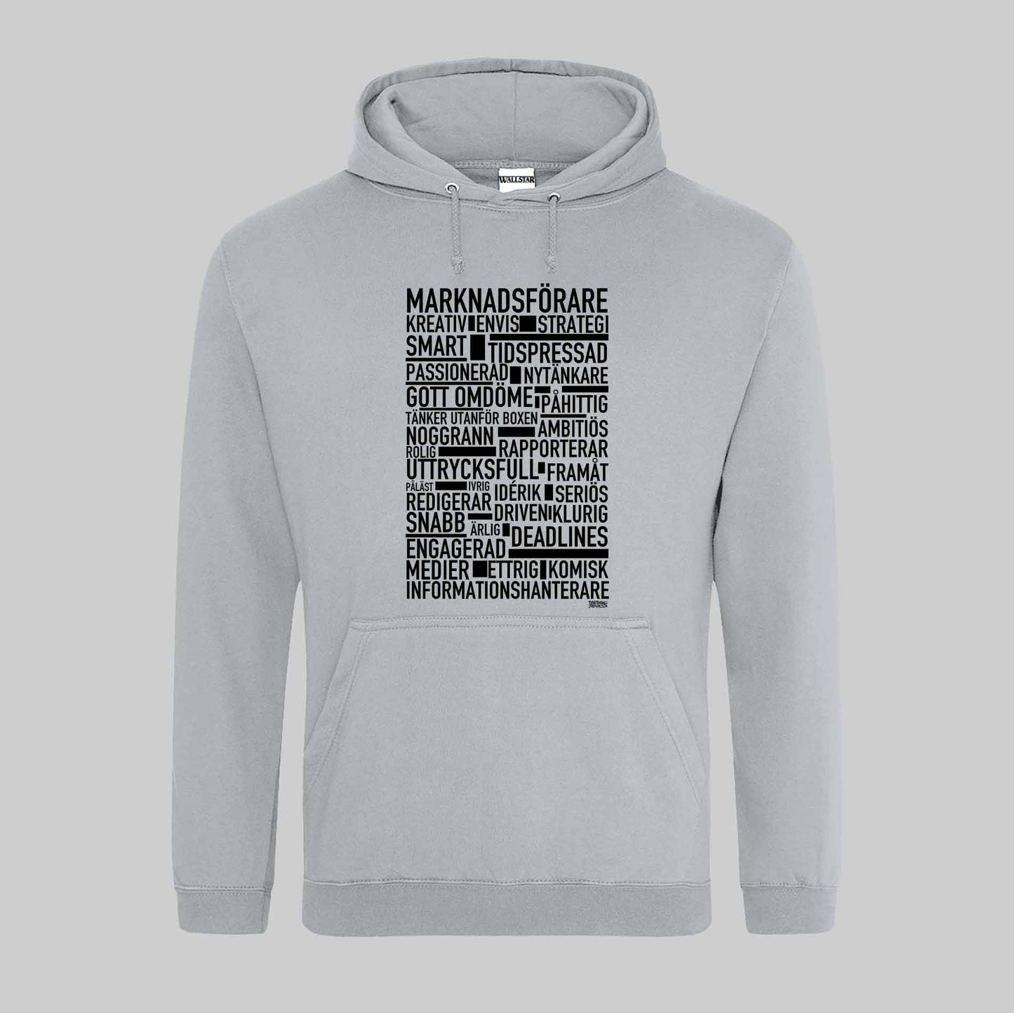 Marknadsförare Text Hoodie