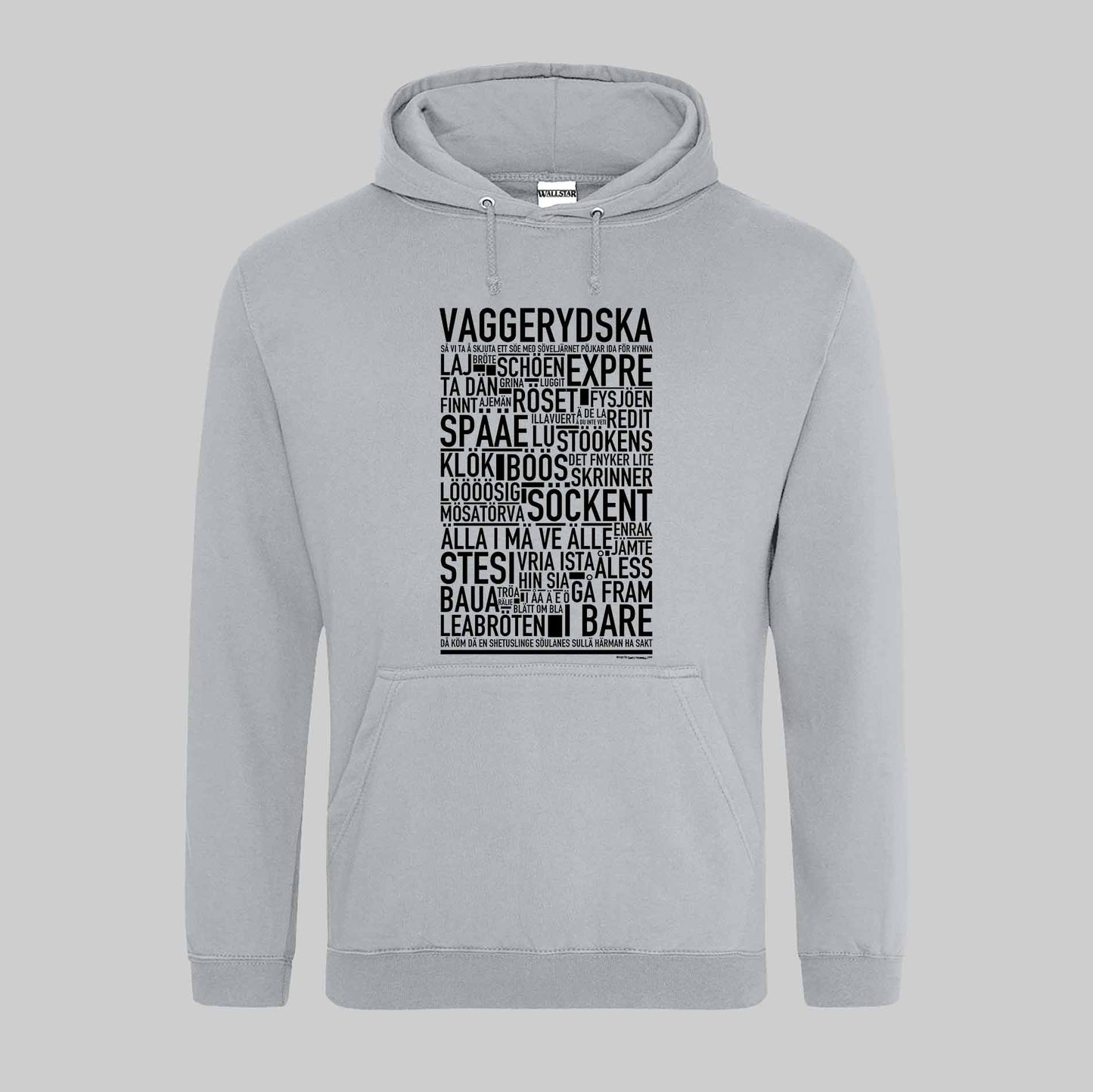 Vaggerydska Dialekt Text Hoodie