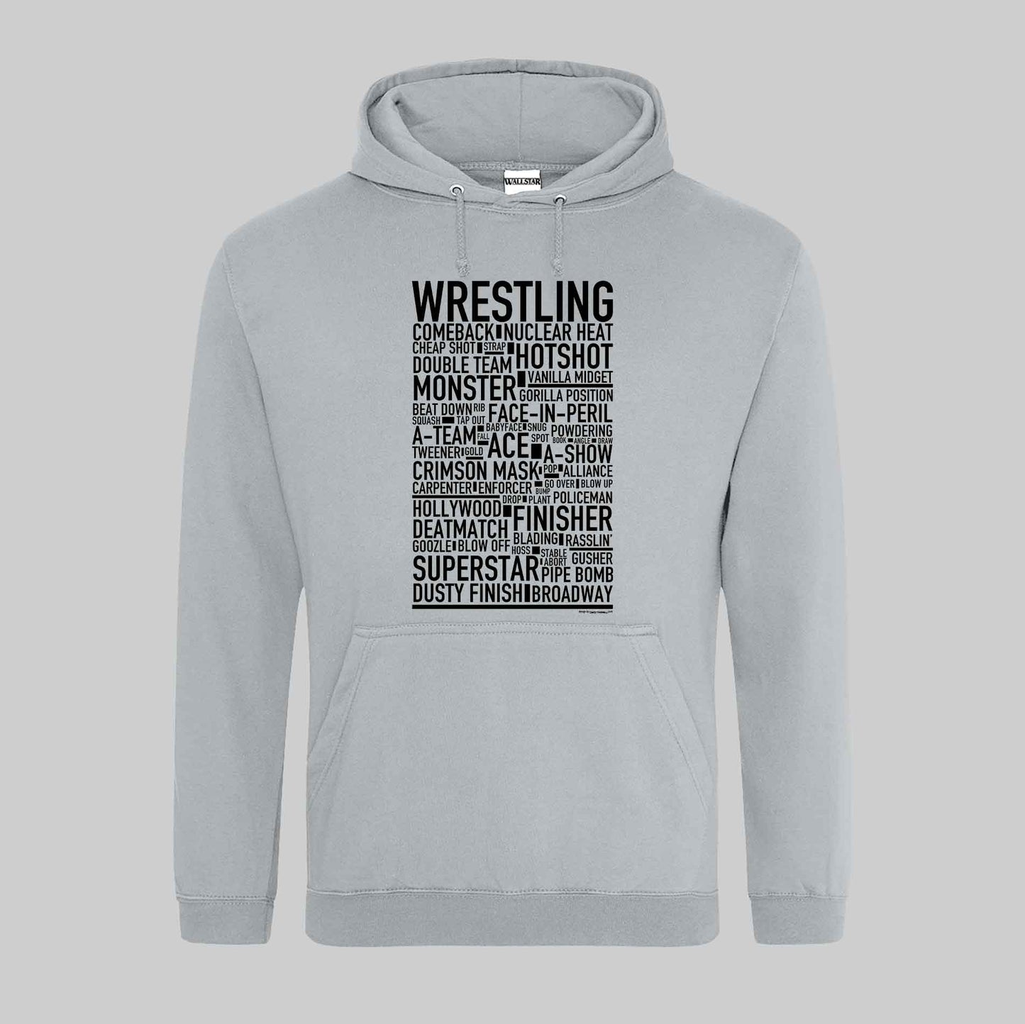 Wrestling Text Hoodie