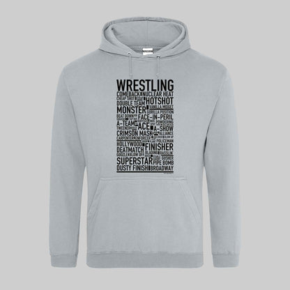 Wrestling Text Hoodie