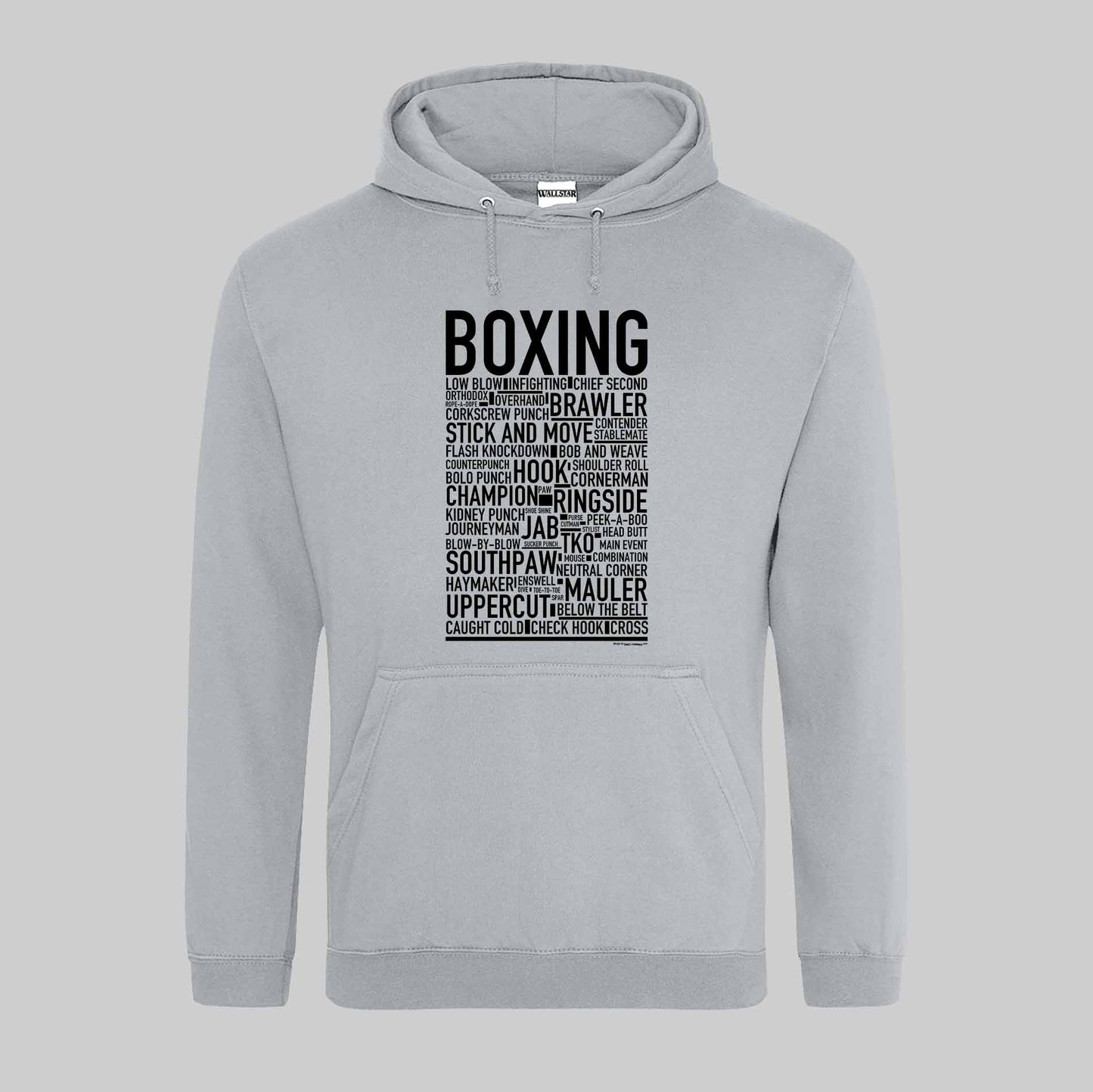 Boxing Text Hoodie