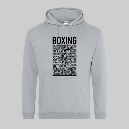 Boxing Text Hoodie