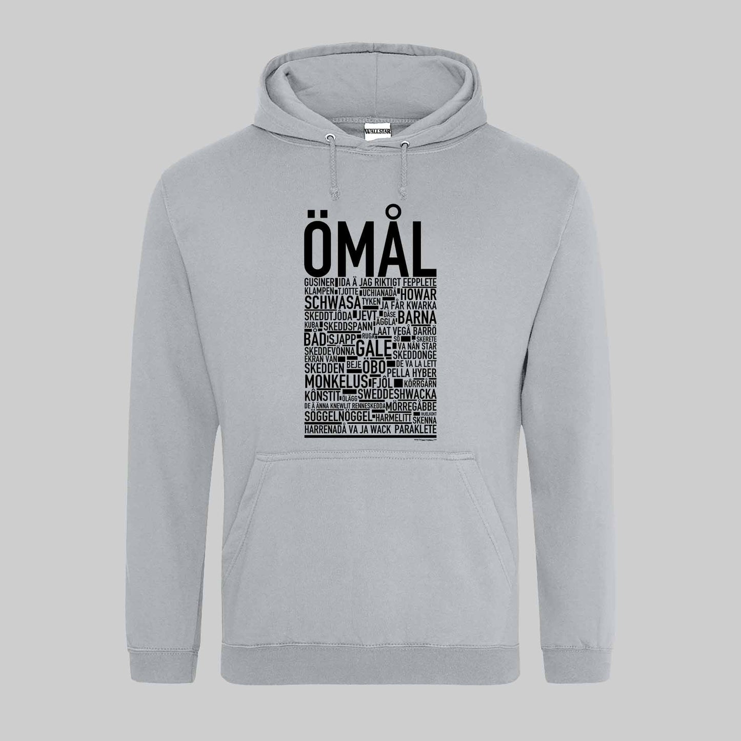 Ömål Dialekt Text Hoodie