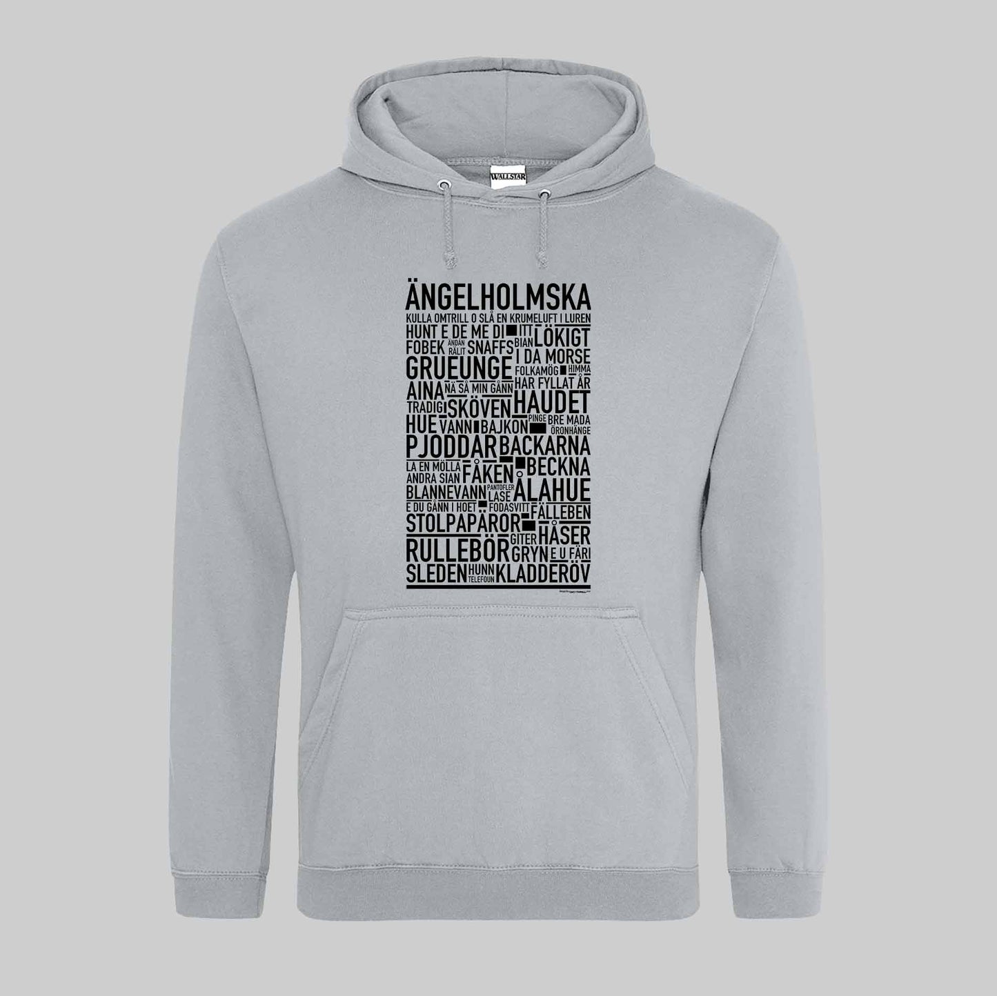 Ängelholmska Dialekt Text Hoodie