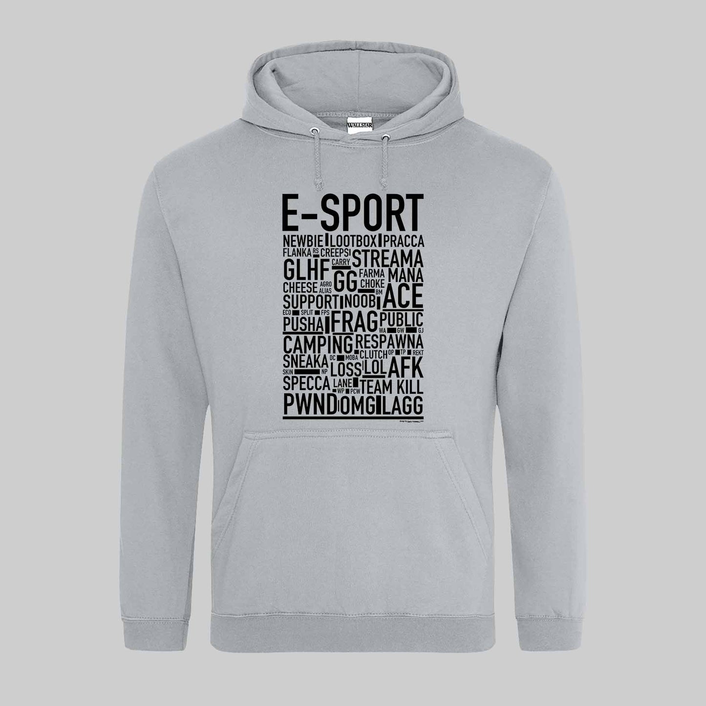 E-Sport Text Hoodie