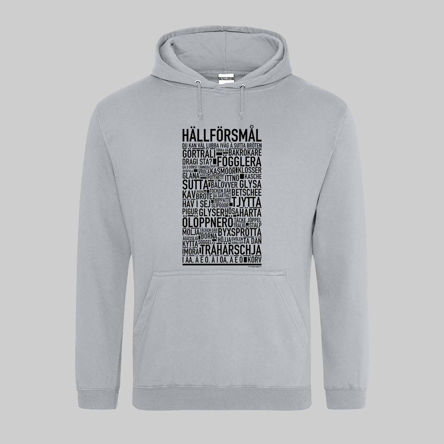 Hällförsmål Dialekt Text Hoodie