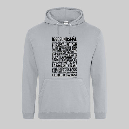 Iggesundsmål Dialekt Text Hoodie