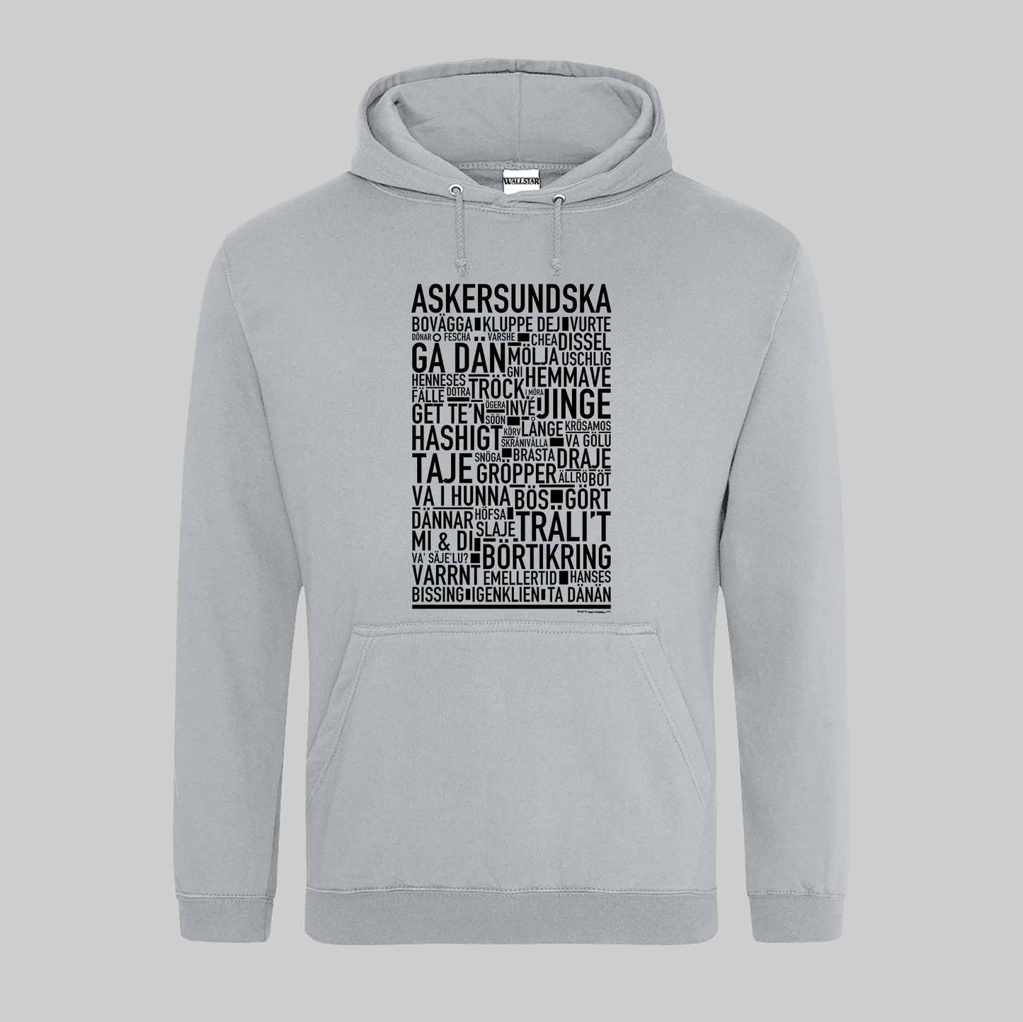 Askersundska Dialekt Text Hoodie