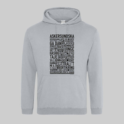 Askersundska Dialekt Text Hoodie
