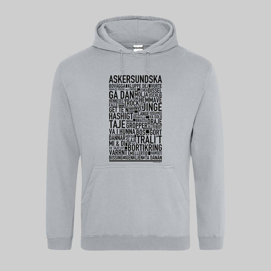 Askersundska Dialekt Text Hoodie
