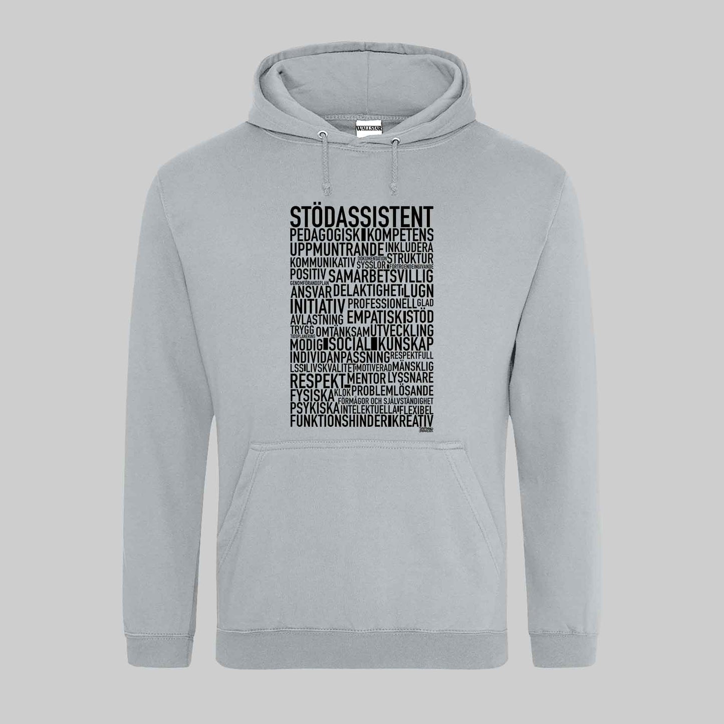 Stödassistent 2025 Text Hoodie