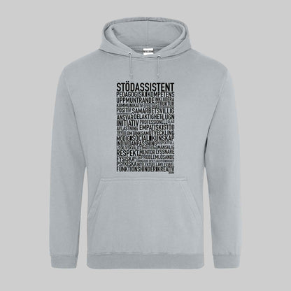 Stödassistent 2025 Text Hoodie