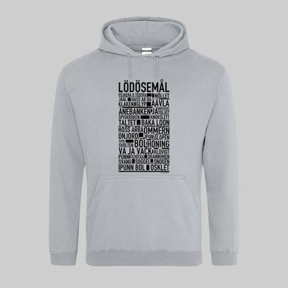 Lödösemål Dialekt Text Hoodie