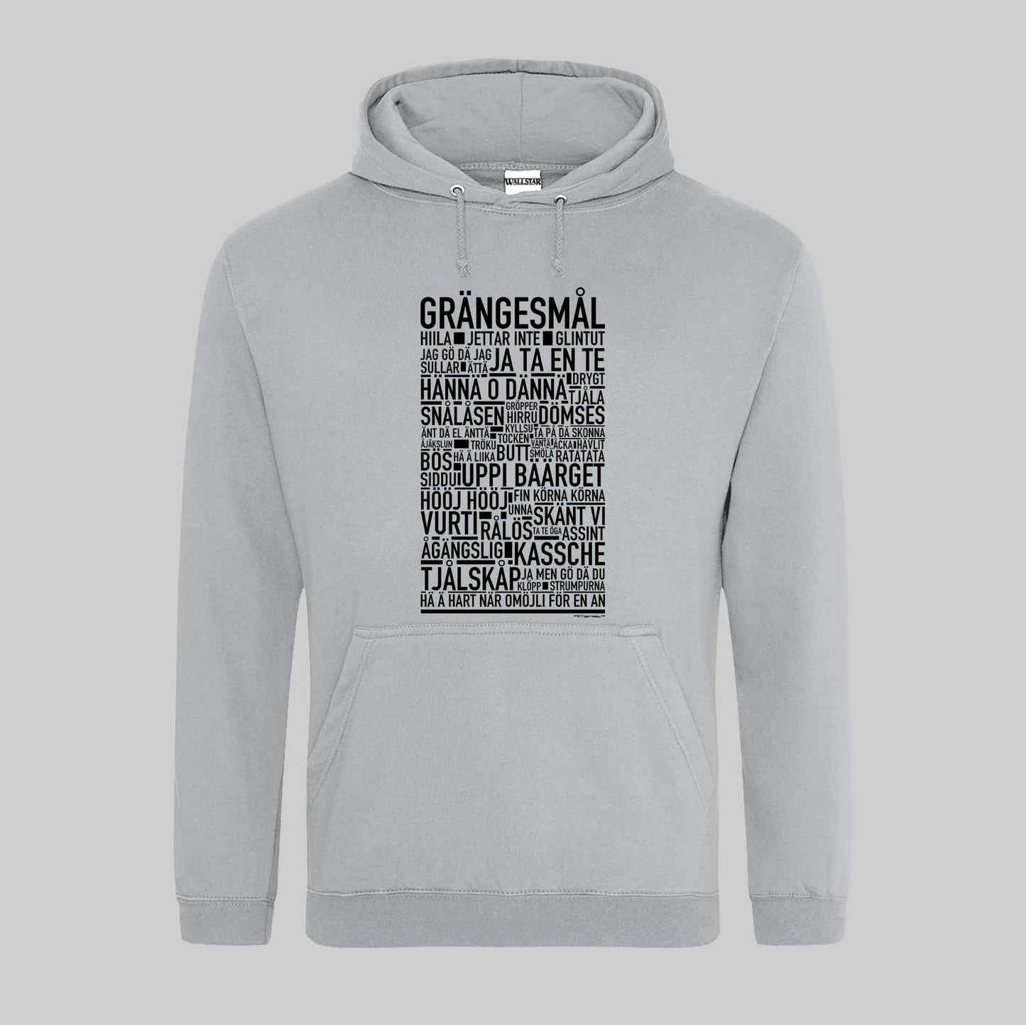 Grängesmål Dialekt Text Hoodie