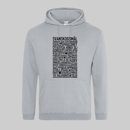 Svanskogsmål Dialekt Text Hoodie