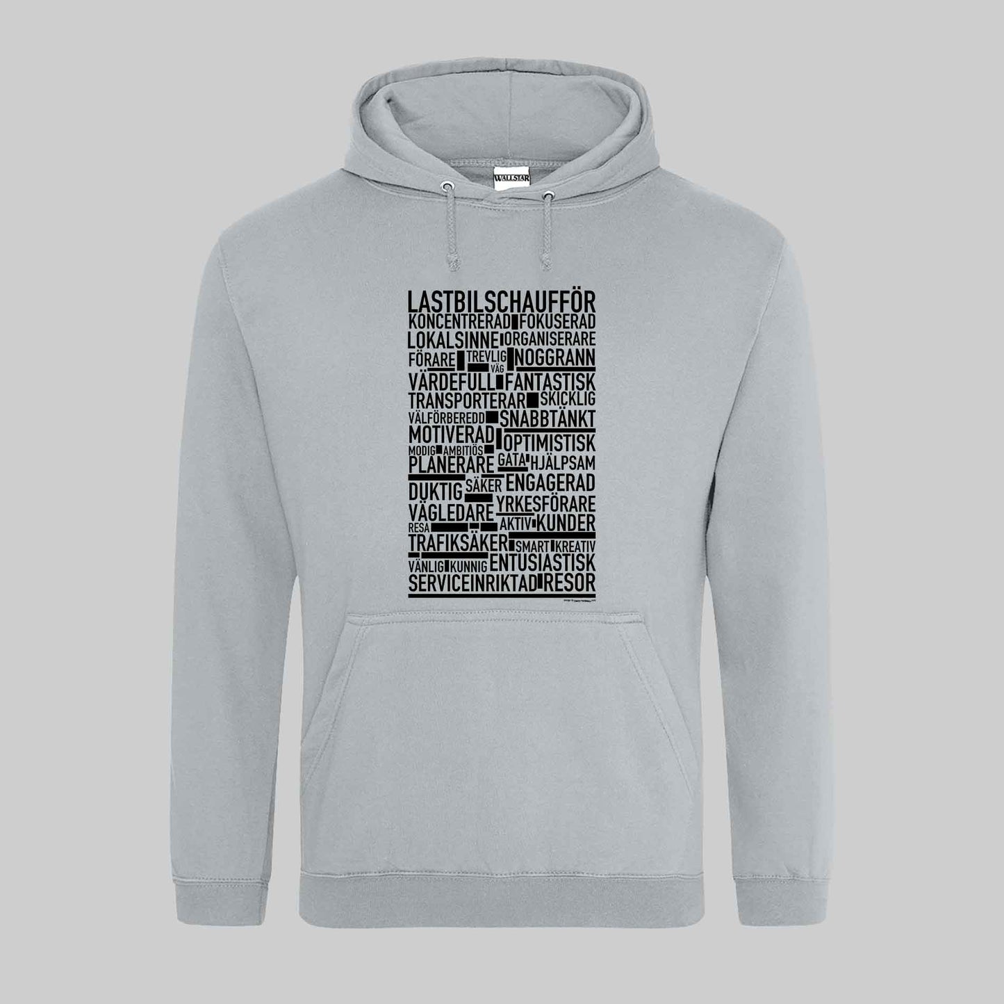 Lastbilschaufför Text Hoodie