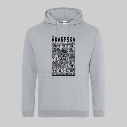 Åkarpska Dialekt Text Hoodie