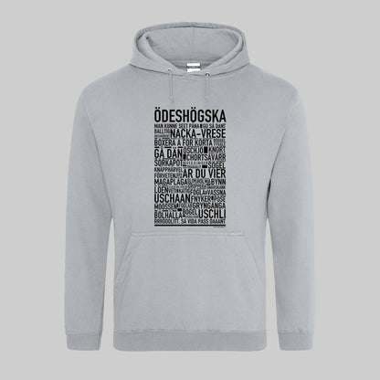 Ödeshögska Dialekt Text Hoodie