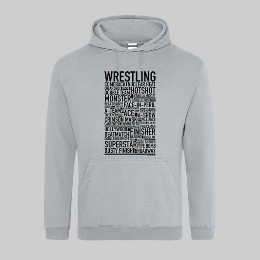 Wrestling Text Hoodie