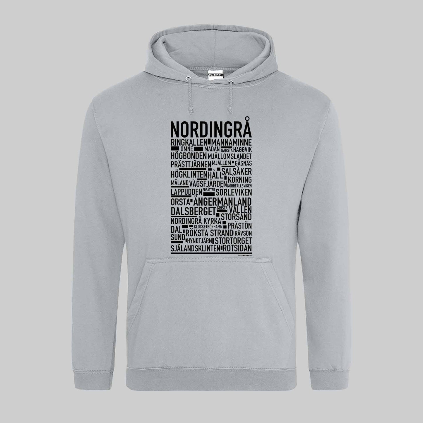 Nordingrå Text Hoodie