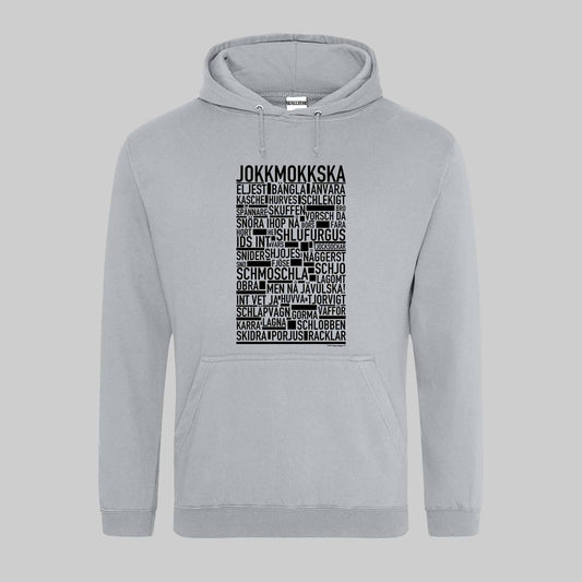 Jokkmokkska Dialekt Text Hoodie