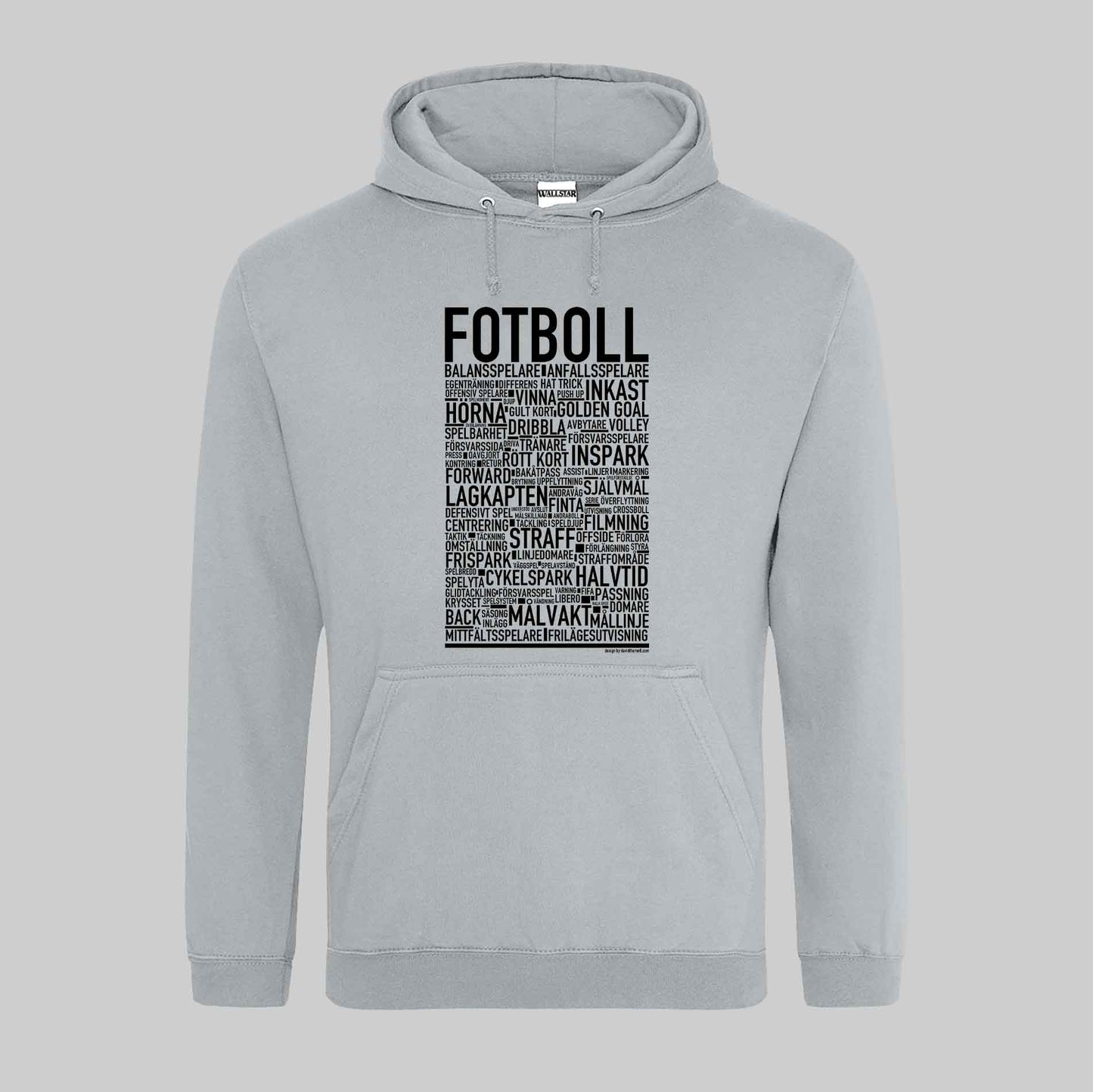 Fotboll Text Hoodie